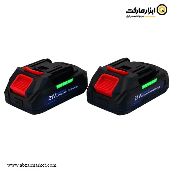 دریل شارژی چکشی اکتیو براشلس لیتیوم 21 ولت 2 باتری مدل AC-3221BL