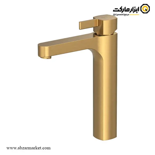شیر روشویی پایه بلند کاویان مدل ساتین
