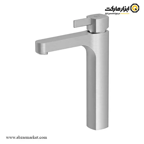 شیر روشویی پایه بلند کاویان مدل ساتین