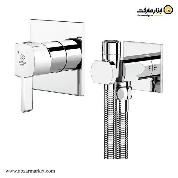 شیر سرویس بهداشتی توکار کاویان مدل ساتین