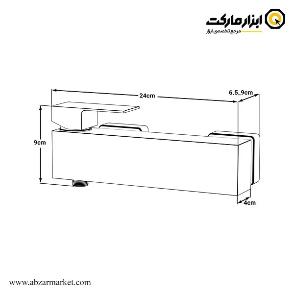 شیر سرویس بهداشتی کاویان مدل نوژا