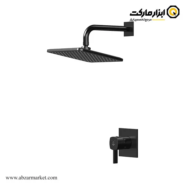 شیر حمام توکار کاویان سردوش دیواری مدل ساتین اکو