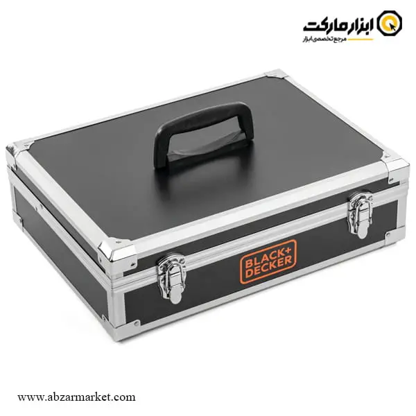 کیت دریل شارژی چکشی بلک اند دکر 18 ولت 37 پارچه مدل BDCHD18B2FC-QW