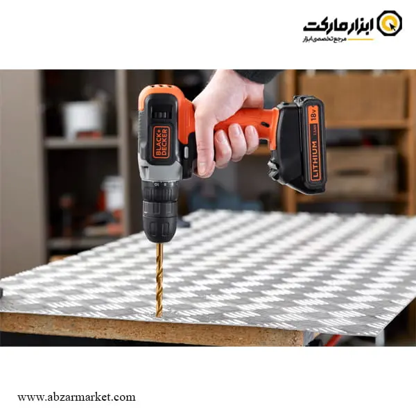کیت دریل شارژی بلک اند دکر 18 ولت 164 پارچه مدل BCD001BAST-GB