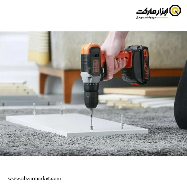 کیت دریل شارژی بلک اند دکر 18 ولت 164 پارچه مدل BCD001BAST-GB
