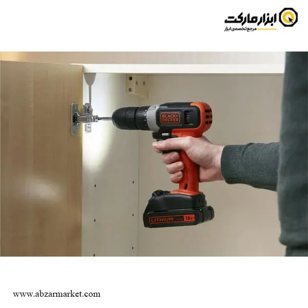 کیت دریل شارژی بلک اند دکر 18 ولت 164 پارچه مدل BCD001BAST-GB