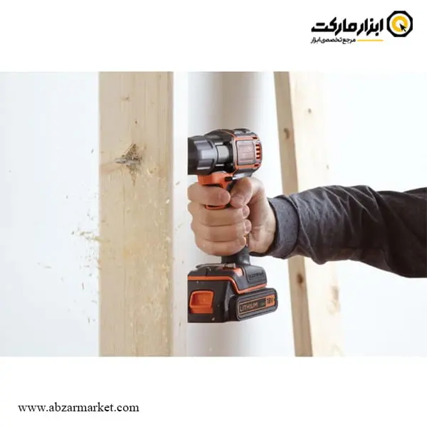 دریل شارژی بلک اند دکر لیتیوم 18 ولت مدل ASD184K-QW