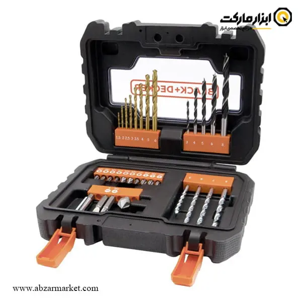 کیت دو دستگاه بلک اند دکر دریل و سنباده لرزان شارژی مدل BCK23S1SA41-QW