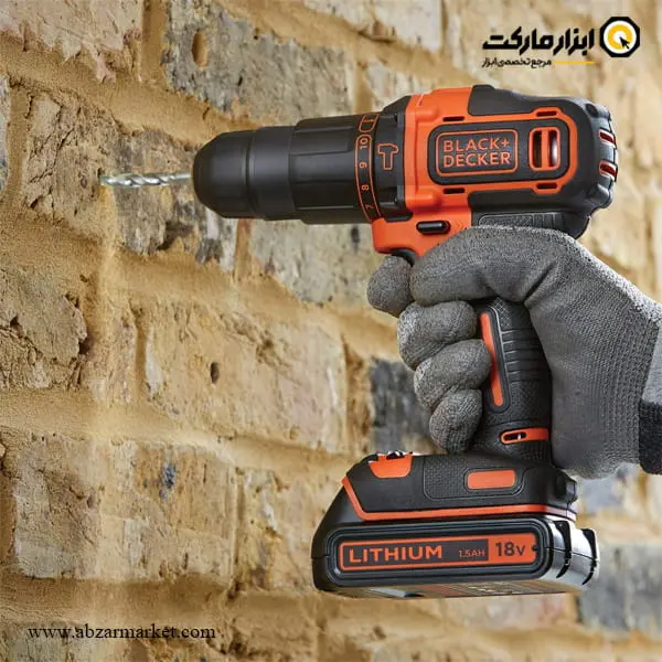 کیت دو دستگاه بلک اند دکر دریل و سنباده لرزان شارژی مدل BCK23S1SA41-QW