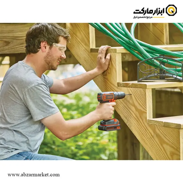 دریل شارژی بلک اند دکر لیتیوم 18 ولت مدل BDCD18-QW