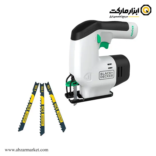اره عمود بر شارژی بلک اند دکر 12 ولت مدل REVJ12A3-QW