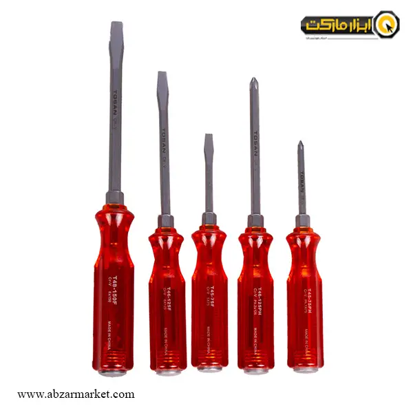 ست پیچ گوشتی ضربه خور توسن 5 عددی مدل T4865-SB5 ست پیچ گوشتی ضربه خور توسن 5 عددی مدل T4865-SB5