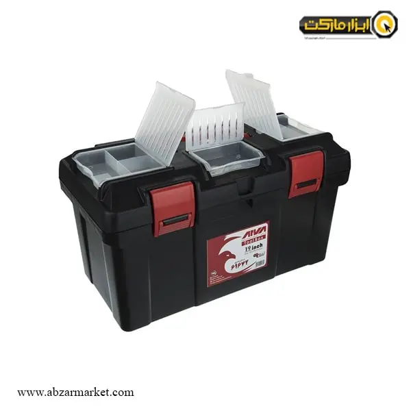 جعبه ابزار پلاستیکی آروا 19 اینچ مدل 4533