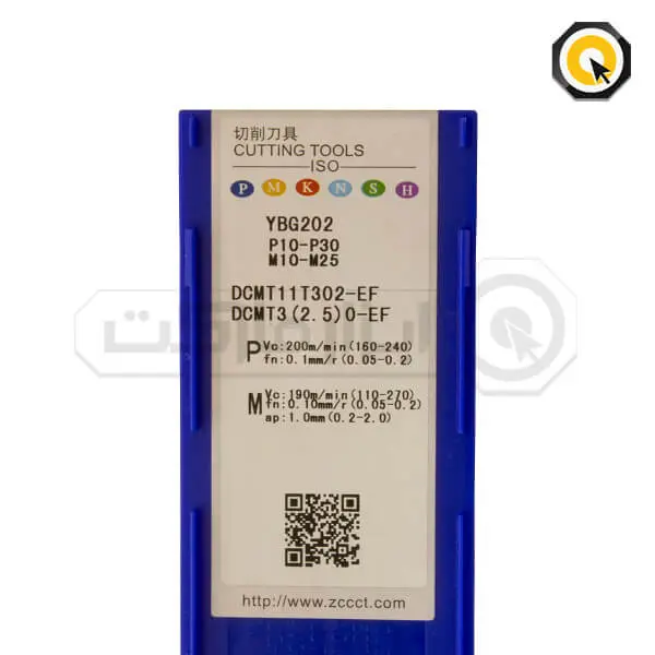 اینسرت تراشکاری ZCC مدل DCMT11T302-EF-YBG202