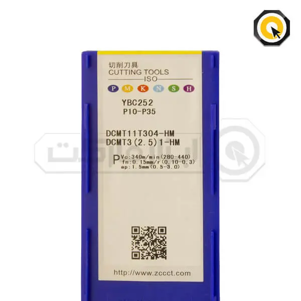 اینسرت تراشکاری ZCC مدل DCMT11T304-HM-YBC252