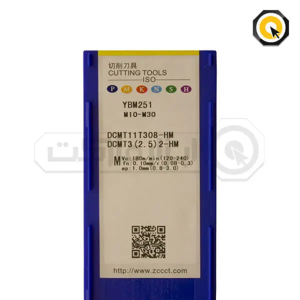 اینسرت تراشکاری ZCC مدل DCMT11T308-HM-YBM251