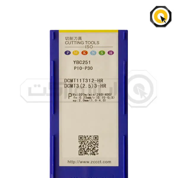 اینسرت تراشکاری ZCC مدل DCMT11T312-HR-YBC251