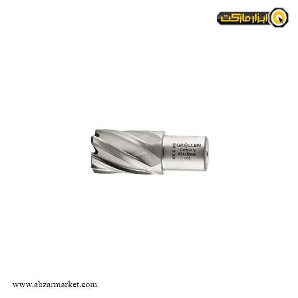 مته گرد بر دریل مگنت گرولن HSS طول 30 میلی متر مدل GHS 012-65