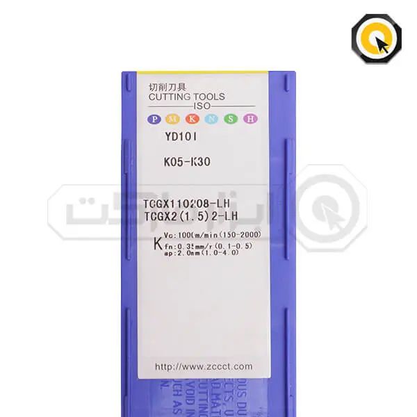 اینسرت تراشکاری ZCC مدل TCGX110208-LH-YD101
