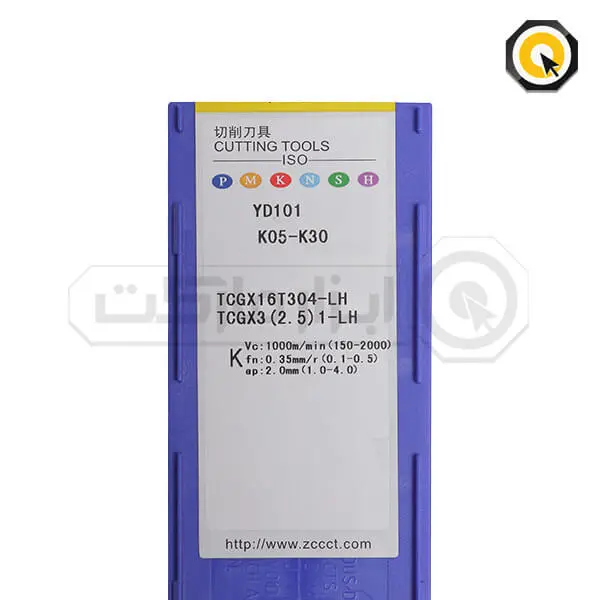 اینسرت تراشکاری ZCC مدل TCGX16T304-LH-YD101