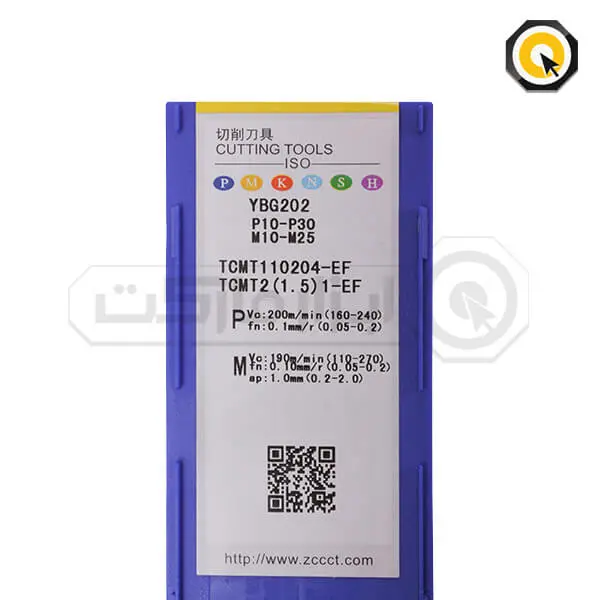 اینسرت تراشکاری ZCC مدل TCMT110204-EF-YBG202