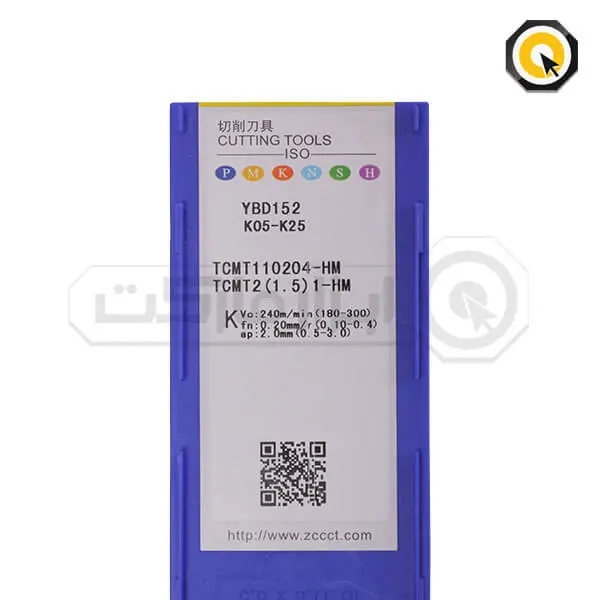 اینسرت تراشکاری ZCC مدل TCMT110204-HM-YBD152