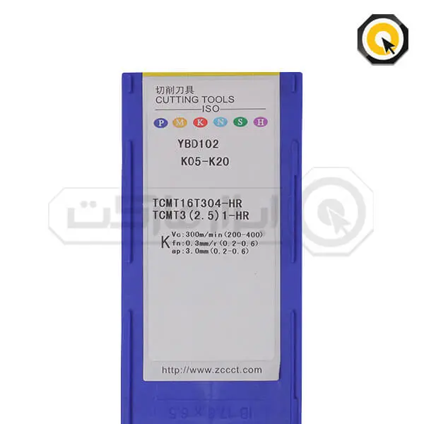 اینسرت تراشکاری ZCC مدل TCMT16T304-HR-YBD102