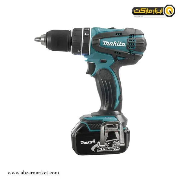 دریل شارژی چکشی ماکیتا لیتیوم 18 ولت مدل DHP456RFE