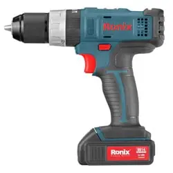 دریل شارژی چکشی رونیکس لیتیوم 14.4 ولت مدل 8614