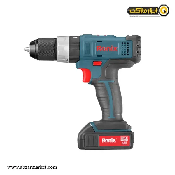 دریل شارژی چکشی رونیکس لیتیوم 14.4 ولت مدل 8614