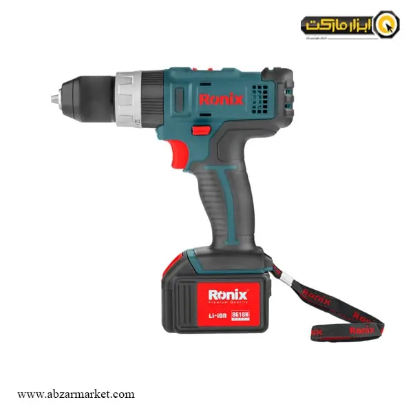 دریل شارژی چکشی رونیکس لیتیوم 18 ولت مدل 8618 دریل شارژی چکشی رونیکس لیتیوم 18 ولت مدل 8618