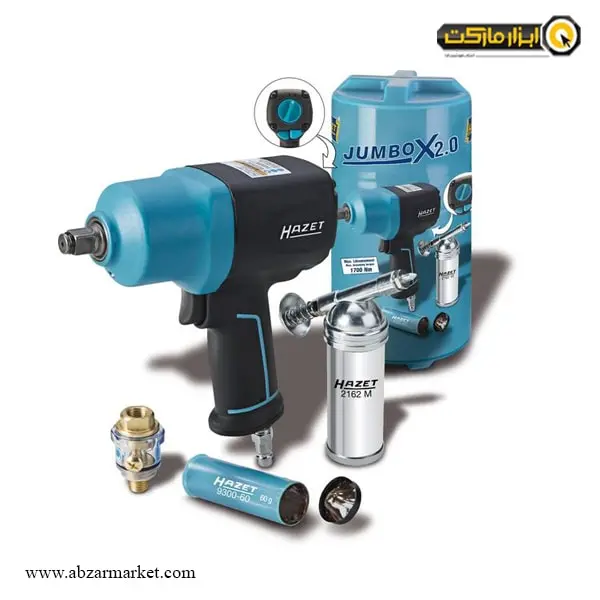 ست بکس بادی و روغن زن هازت 1/2 اینچ مدل 9012EL-SPC/4