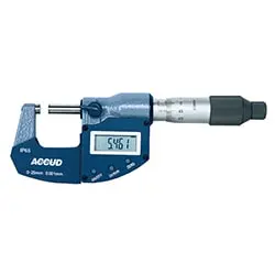 میکرومتر دیجیتال آکاد خارج سنج 25-0 میلی متر (با گارانتی شرکتی) مدل 02-001-313