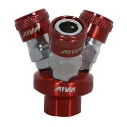 کوپلینگ باد سه راهی 1/4 اینچ آروا مدل 3WAYS-3471