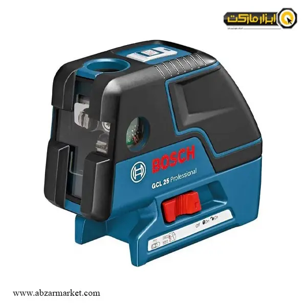 تراز لیزری بوش دو خط نقطه زن مدل GCL25 تراز لیزری بوش دو خط نقطه زن مدل GCL25