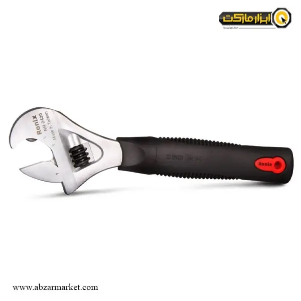 آچار فرانسه جغجغه ای روکش دار رونیکس 10 اینچ مدل RH-2420