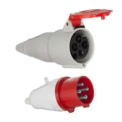 سوکت صنعتی پارت الکتریک نری و مادگی سیار 4x32 مدل PRT 110