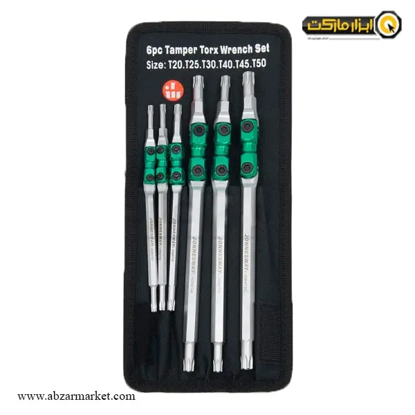 ست آچار آلن ستاره ای جانزوی بازویی 6 عددی مدل H08W106S