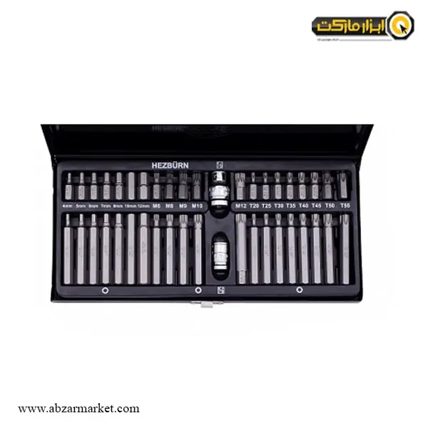 ست بیت آلنی و ستاره ای دسته بکس هزبرن 42 عددی مدل 114042
