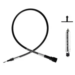 شلنگ خرطومی فرز حکاکی مینیاتوری پدالی سیلور مدل GTP01A20