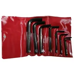 ست آچار آلن شش گوش ایت کوتاه 8 و 10 عددی مدل 012