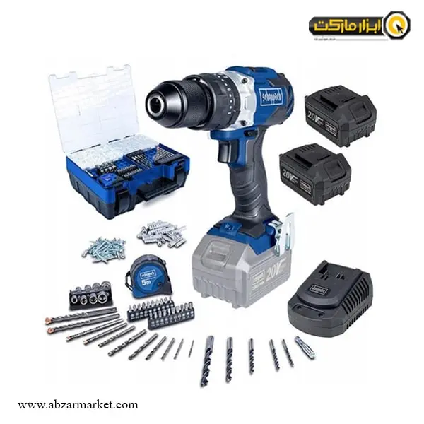ست دریل پیچ گوشتی شارژی شپخ 20 ولت مدل DTB-20ProS