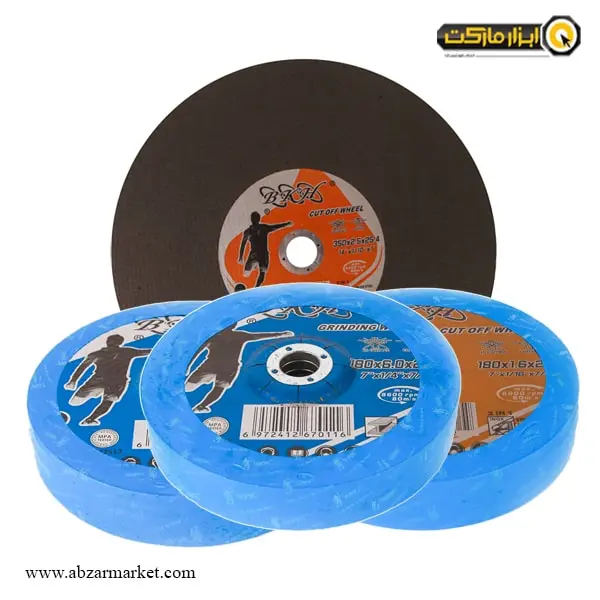 پکیج صفحه استیل و آهن بر و ساب آهن B.K.H ست 36 عددی