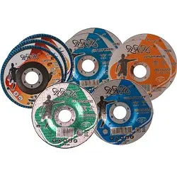 پکیج صفحه سنگ استیل و آهن بر و ساب آهن B.K.H ست 9 عددی