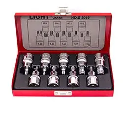 ست آلن بکسی ستاره ای لایت 9 پارچه 1/2 اینچ مدل S-2019