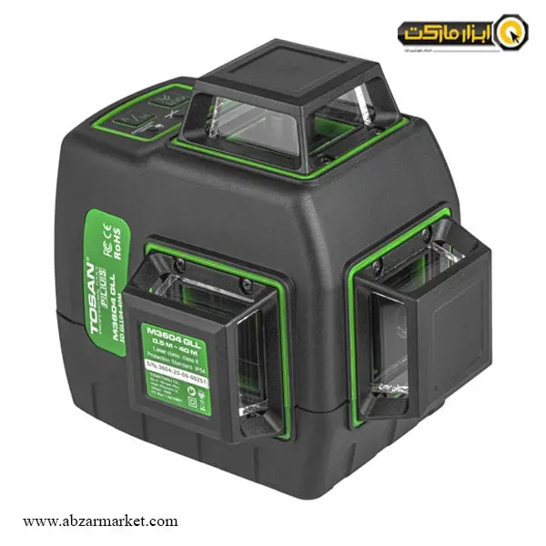تراز لیزری توسن سه خط 360 درجه نور سبز مدل M3604 GLL 3D تراز لیزری توسن سه خط 360 درجه نور سبز مدل M3604 GLL 3D