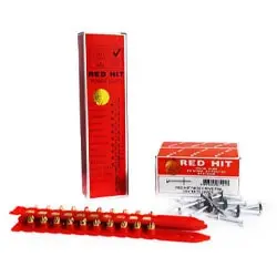میخ و چاشنی رد هیت بسته 100 عددی مدل NK