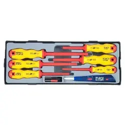 ست پیچ گوشتی دو سو و چهارسو فورس 7 عددی مدل T20712N