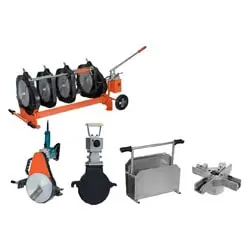 دستگاه جوش پلی اتیلن نیمه هیدرولیک پویا صنعت مدل 63-200