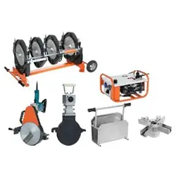 دستگاه جوش پلی اتیلن هیدرولیک پویا صنعت (صادراتی) مدل 63-200